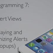 IOS Programming 7 Displaying Alerts Pop Ups With UIAlertView
