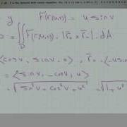 EVALUATING SURFACE INTEGRAL ON A HELLICOID