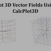 Plot 3D Vector Fields Using CalcPlot3D