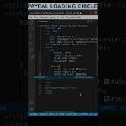 Paypal Loading Circle HTML CSS