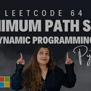 Leetcode64 Minimum Path Sum Medium Python Dynamic Programming Amazon Google Microsoft