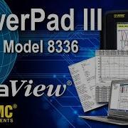AEMC PowerPad III Model 8336 Part 2 DataView
