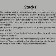 Linking And Relocation Stacks MAMSE
