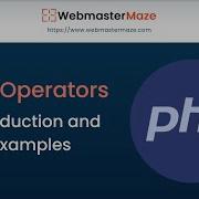 PHP Operators