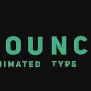 BOUNCE ANIMATED TYPEFACE Project File Included