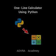 One Line Calculator Using Python Python Community