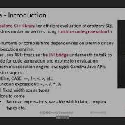 Using LLVM To Accelerate Processing Of Data In Apache Arrow