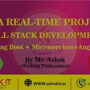 Java Real Time Project Session 03 Ashok IT