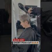 BLOW DRY SHORT PIXIE CUT Complete Tutorial Click Created From
