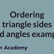 Ordering Triangle Sides And Angles