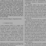 A Single Channel Architecture For Algebraic Integer Based 8x8 2D DCT Computation