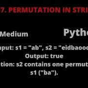 LEETCODE 567 PERMUTATION IN STRING PYTHON