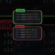 Junior Vs Senior Frontend Developer Programming Html Css Coding Shorts