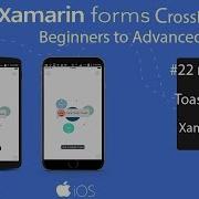 XamarinForms LocalMeassage Or Toast Meassage Tutorial 22