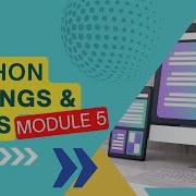 Python Made Easy Module 5 Strings Lists In Python
