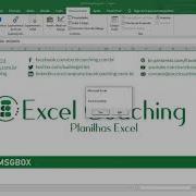 Inserir MsgBox No Excel VbYesNo Exibir Botões Sim E Não
