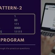 10 2 Pattern Program 2 Half Pyramid Number Pattern C Programming