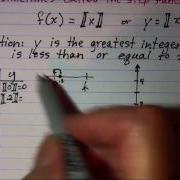 Graphing The Greatest Integer Function