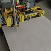Lego 8094 Plotter Upgraded With Powered UP Motors And Driven My PyBricks