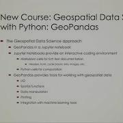 New Course Geospatial Data Science With Python GeoPandas