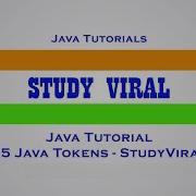 Java Tutorial 05 Java Tokens Study Viral