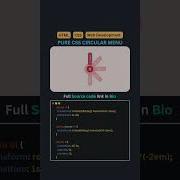 Pure CSS Circular Menu Stunning Animation Shorts Shortsvideo Html5 Css3 Animation Web