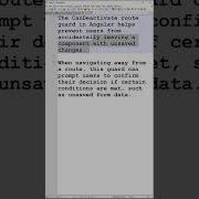 Angular 18 CanDeactivate Explained Protect Your Forms From Accidental Exits