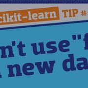 Use Fit Transform On Training Data But Transform Only On Testing New Data