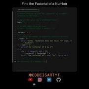 Find The Factorial Of A Number In Python Python Examples Python Coding Tutorial Interview