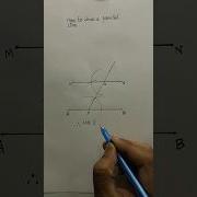 How To Draw Parallel Line With Compass Drawing Parallel Line Shorts Trending Viral Math