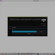 Toreno Encrypt Decrypt MD5 Hash