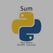 Python Tutorial Numpy Sum