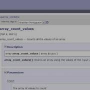 PHP Functions Video Tutorial Array Count Values