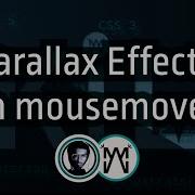 Parallax Effect On Mouseover Project With HTMl CSS Javascript Parallax Js
