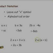 Simpllifying Expressions Product Notation
