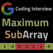 Maximum Subarray LeetCode 53 Coding Interview Questions