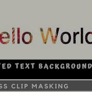 Animated Text Background Using CSS Text Animation Effect
