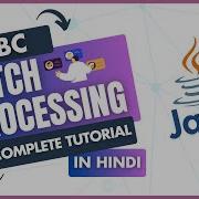 Batch Processing With JDBC JDBC Complete Tutorial In Hindi