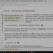 Programming In Python Chapter 6 Lecture On Lists Fall 2019