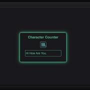 Character Counter Using Html Css JavaScript Byte Catalyst
