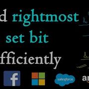 Find Rightmost Set Bit Efficiently