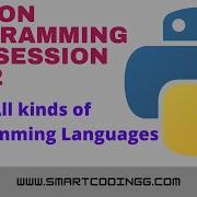 Python Live Session Day 2 AlvinSir SmartCodingInfoSolutions