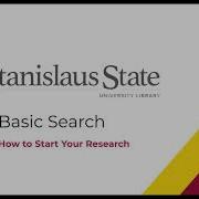 Basic Search