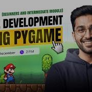 Learn Game Development With Python Pygame Live Coding Session