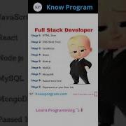 Full Stack Developer Shorts Fullstack Knowprogram