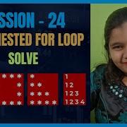 Java Full Course 24 Nested For Loop In Java With Examples Star Pattern Programs
