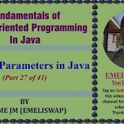 Methods And Parameters In Java Object Oriented Programming Language