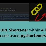 Create URL Shortener Within 4 Lines Of Code Python Project Pyshorteners Write2code