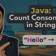 Java Program To Count Consonants In A String