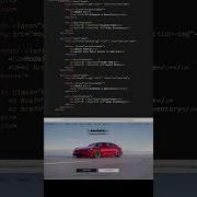 TESLA Website HTML CSS JS Time Lapse Shorts Coding Timelapse
